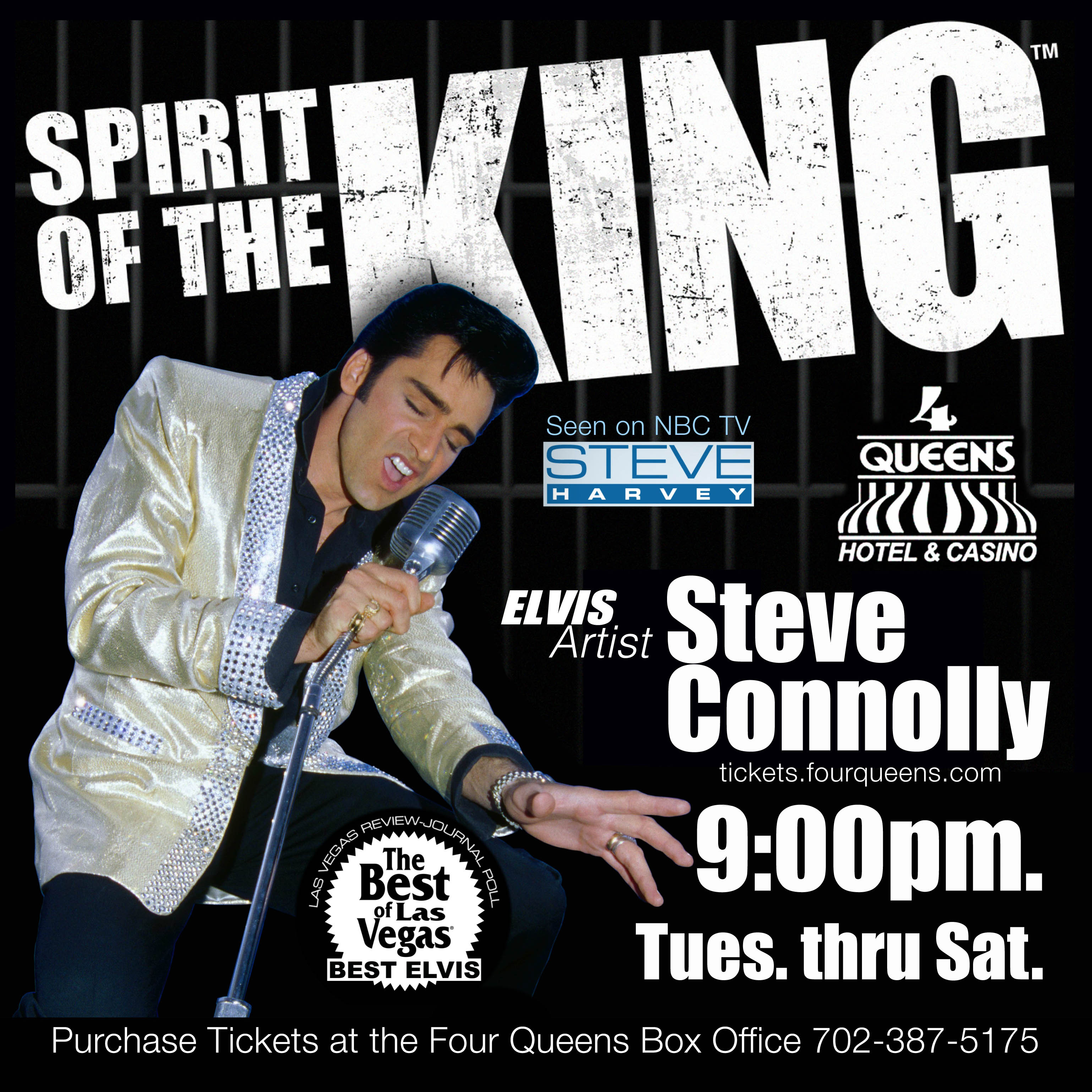 Spirit of the King show, nightly at 9PM, Tuesday through Saturday